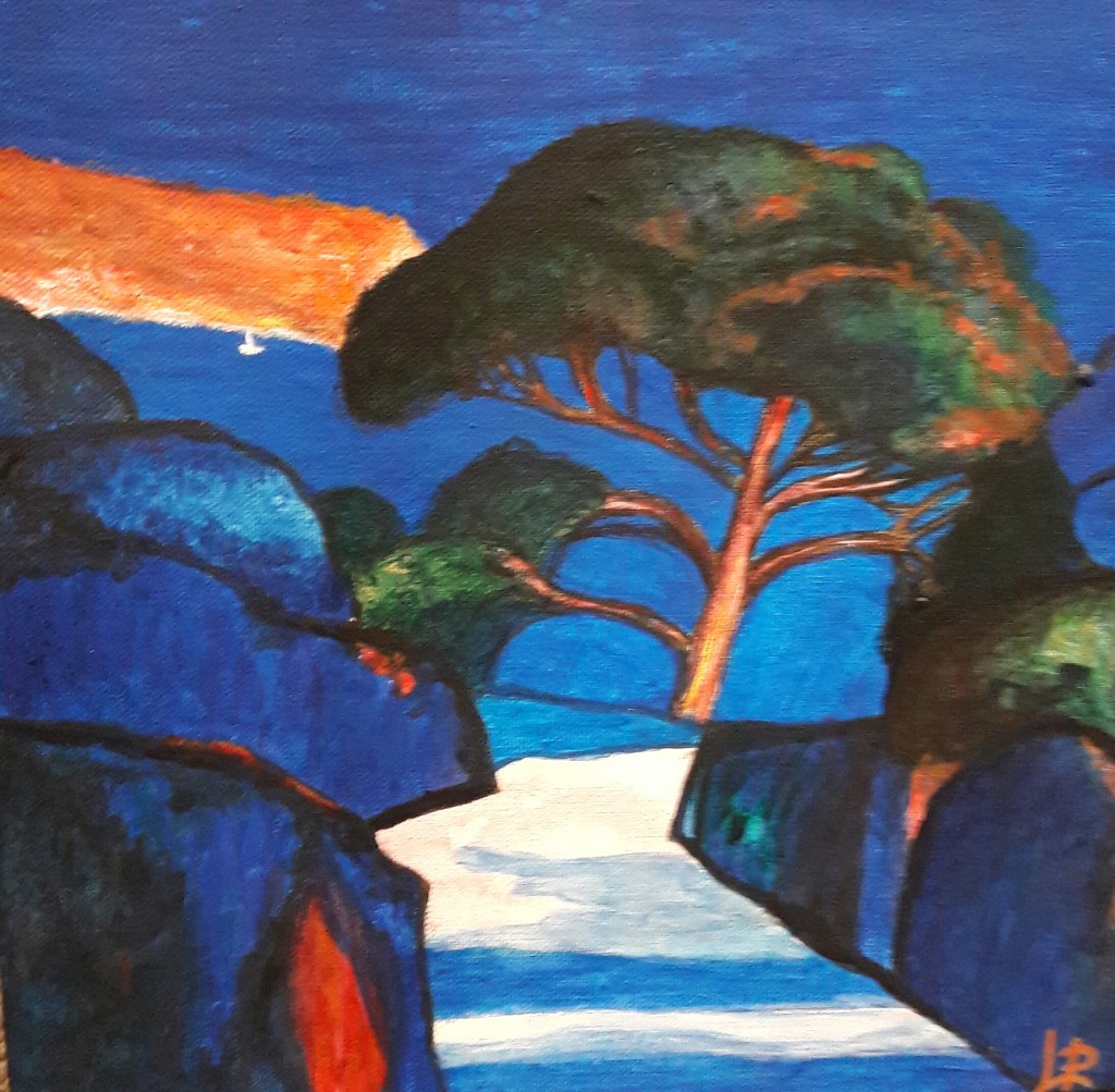 Paysage Méditerranéen à la façon Briata - Mars 2017